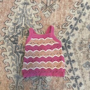 Old Navy Pink and Cream Kids Top